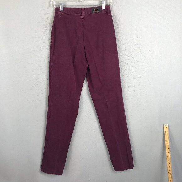 Vintage Jewells Classic Bottoms Jeans Juniors 7 Purple  Faded Bareback Crossover - Picture 3 of 16